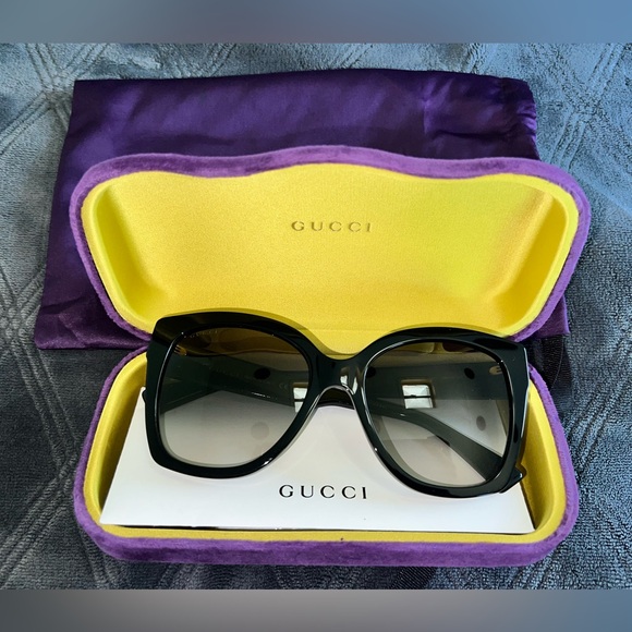 Gucci GG0459S Women Sunglasses Black - Picture 1 of 12